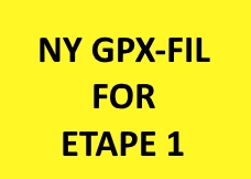 Rettelse til GPX for Etape 1